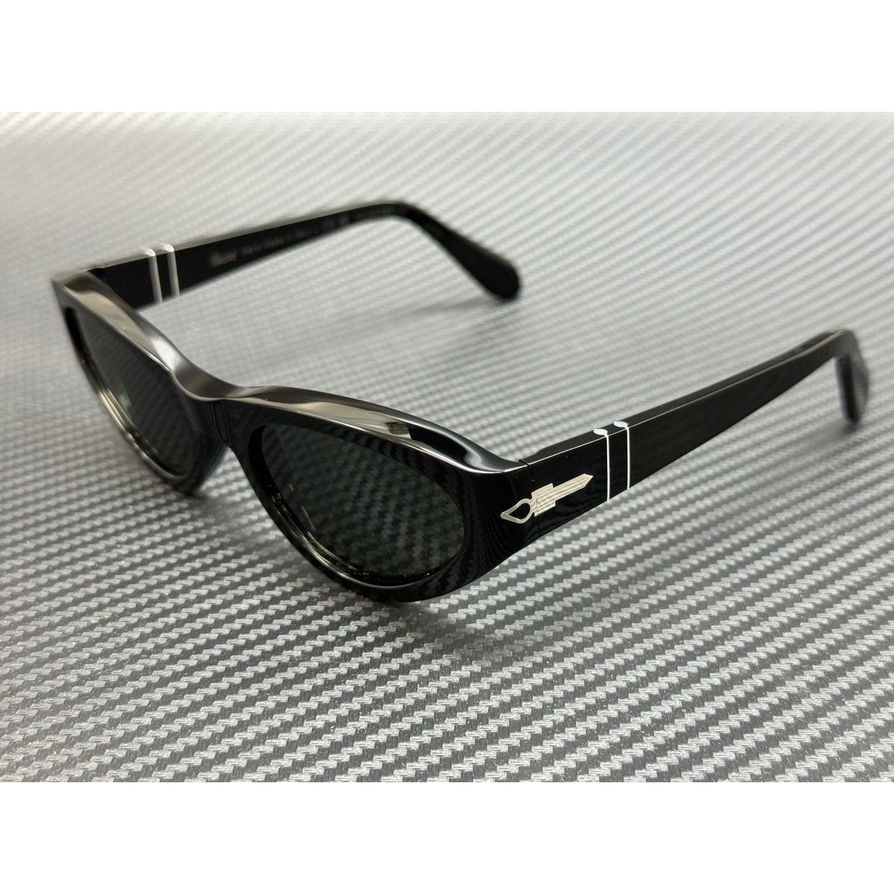 Persol PO0052S 95 58黑色绿色偏光中性53 mm太阳眼镜