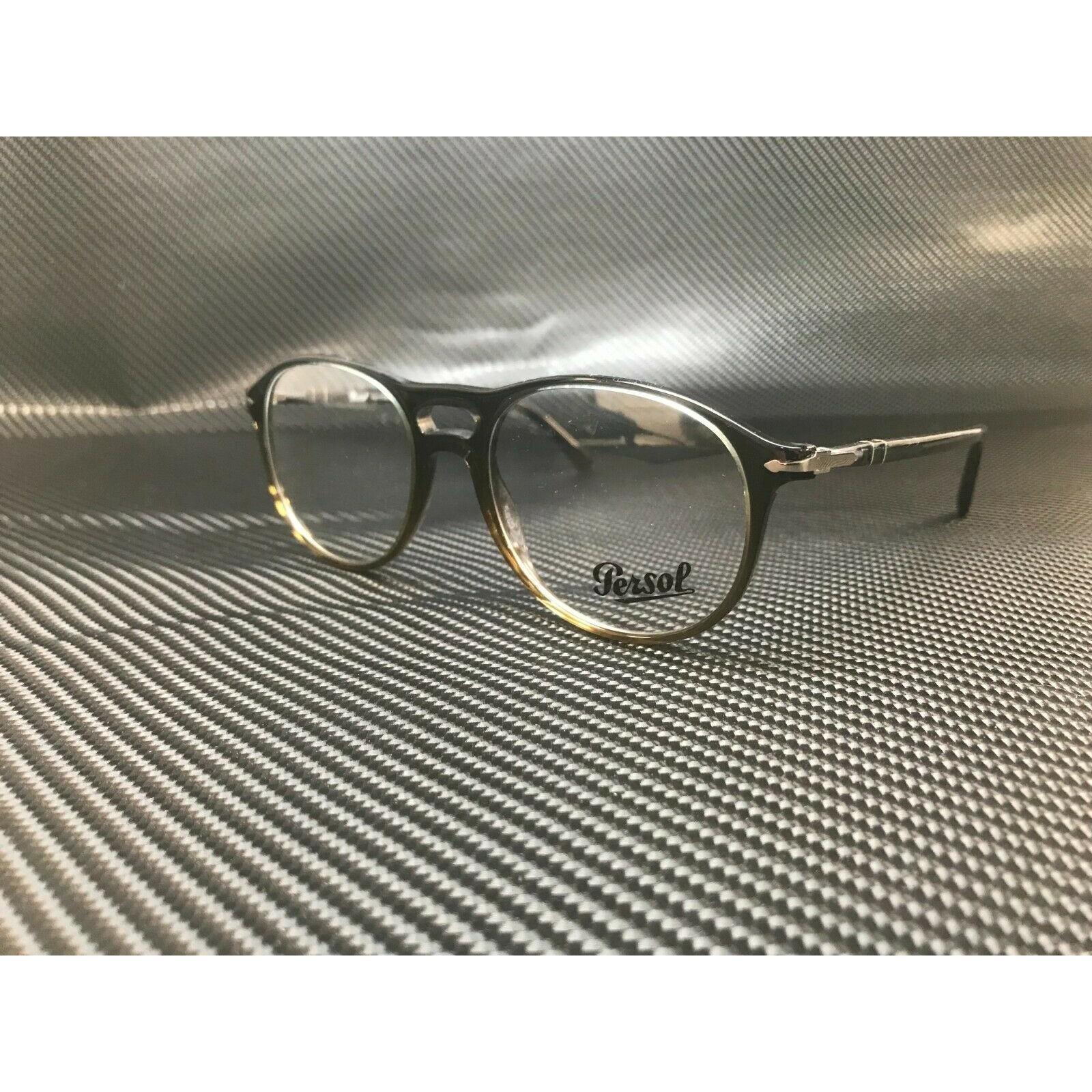 Persol PO3202V男眼镜架1012渐变灰条纹镜片中性