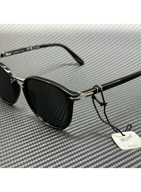 Persol PO3186S 95 58黑色方形男士53 mm偏光太阳眼镜