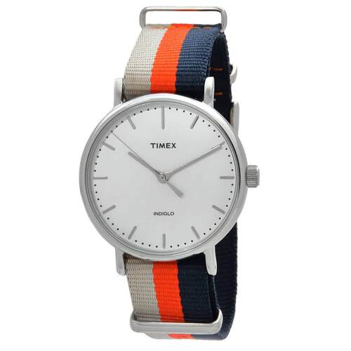 天美时Timex TW2P98600女手表Weekender Fairfield石英白色