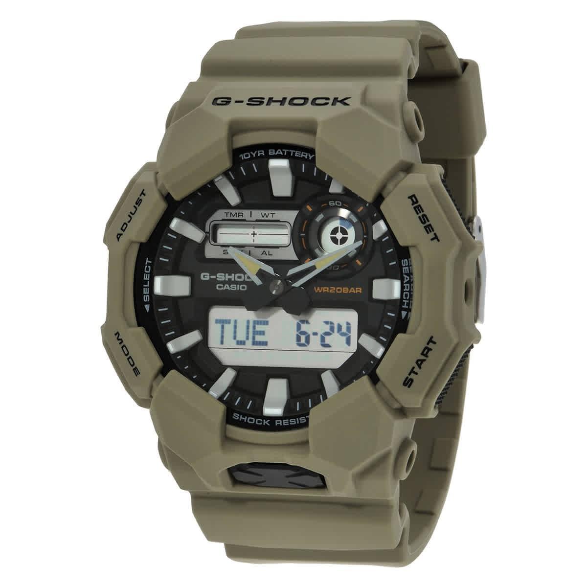 Casio卡西欧Casio GA-010-5A男手表Shock闹钟世界时石英