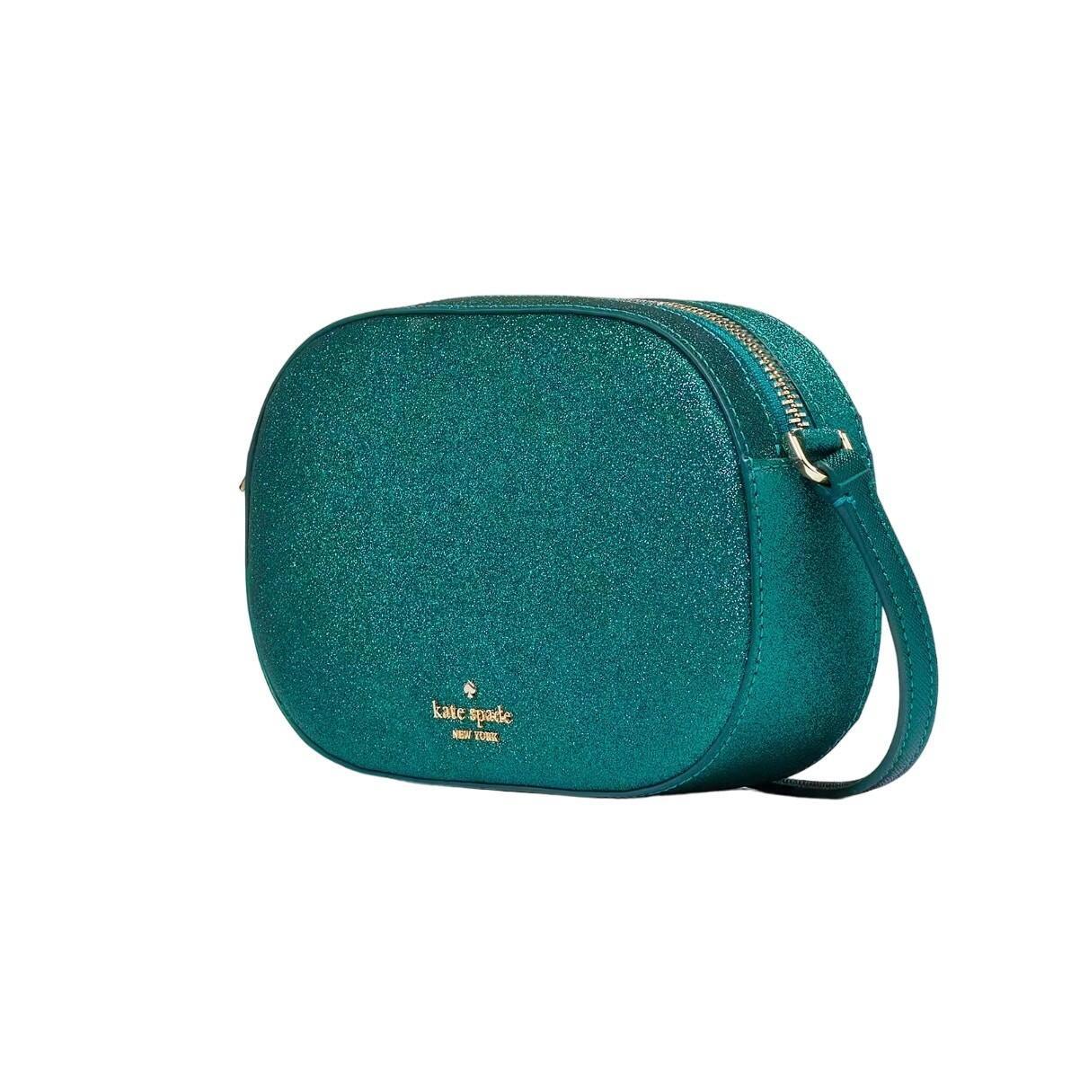 Kate Spade Glimmer椭圆形小号相机包节日闪光