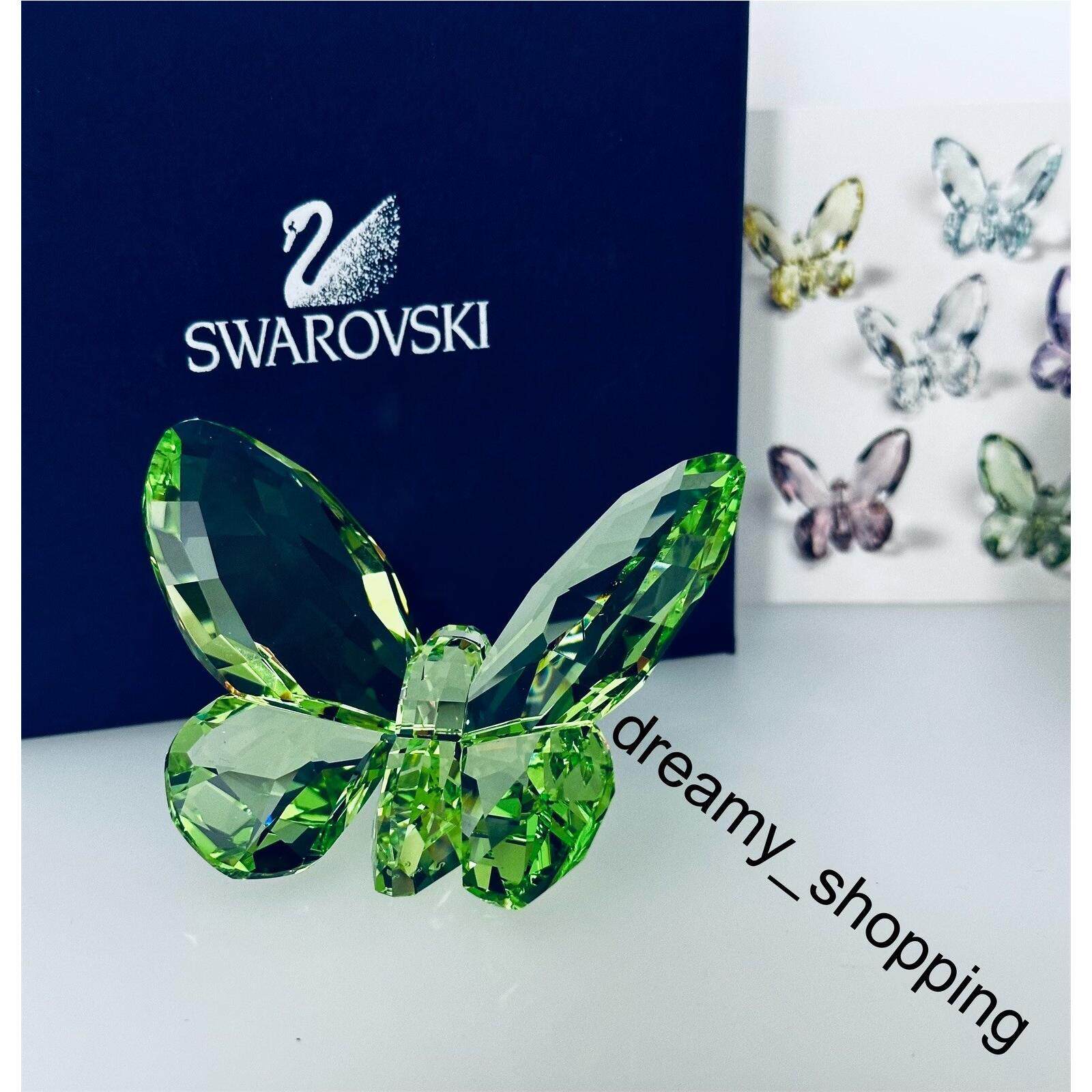 施华洛世奇Swarovski 855773 Adults摆件蝴蝶水晶绿色