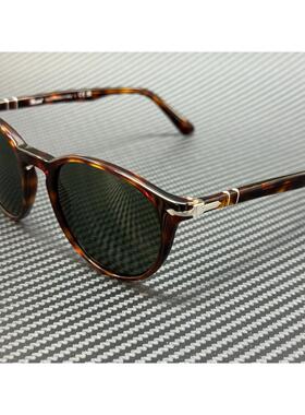 Persol PO3152S 901531棕色圆形男士mm太阳眼镜