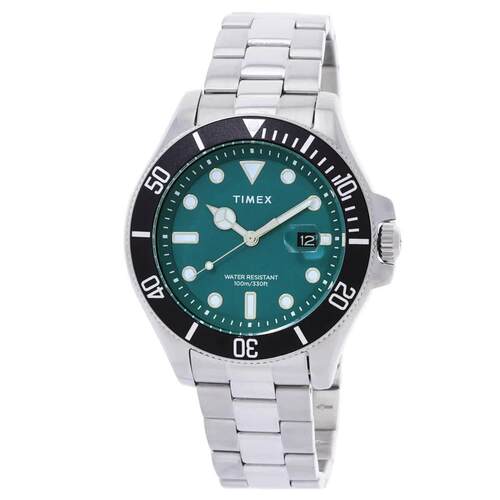 天美时Timex TW2V91900VQ男手表Harborside Coast石英绿色