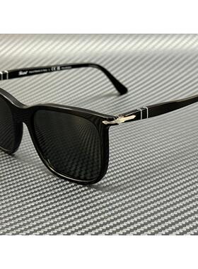 Persol PO3357S男女太阳眼镜95 58 RENZO黑色绿色偏光中性
