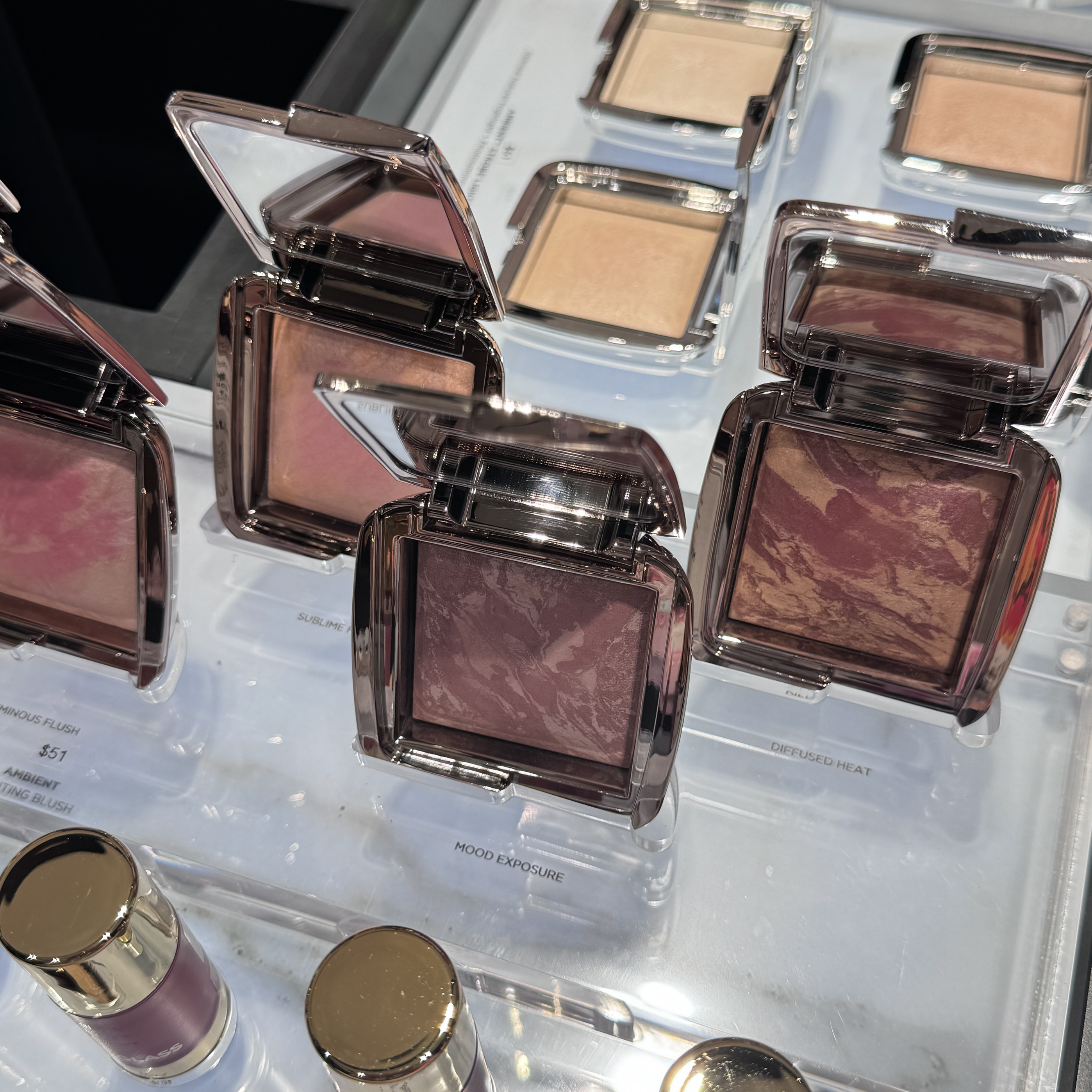 Hourglass五花肉腮红eg柔光亮颜高光Diffused Heat膨胀色