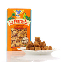 PERRUCH 黄糖 咖啡糖 特价 包邮 750g 法国进口鹦鹉牌 黄方糖
