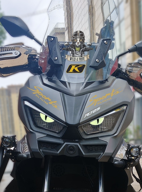 适用赛科龙RT250/RT150s改装饰个性贴纸风挡贴轮毂贴反光防晒贴花