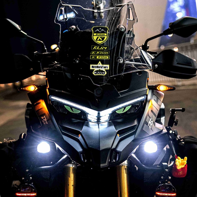 适用无极DS625X大灯装饰轮毂贴纸