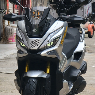 夜光猫眼适用光阳X350车头装饰贴纸车身改装件字母贴轮毂贴徽标