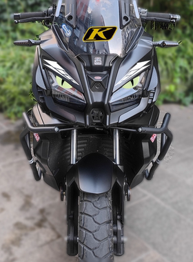 夜光猫眼适用无极SR150S/GT/250大灯装饰贴纸拉花改装件徽标贴