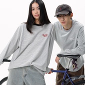 arch 咆哮野兽 roaringwild 细条纹刺绣休闲上衣圆领长袖 T恤男