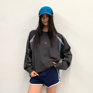 咆哮野兽 arch 装 饰线拼接t恤轻薄美式 上衣男 roaringwild 长袖