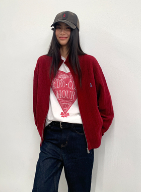 roaringwild a arch 咆哮野兽 高领肌理感双拉链国潮男士新年毛衣