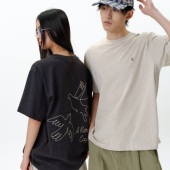 arch咆哮野兽 鸽子刺绣基础休闲短袖 roaringwild 情侣打底衫 t恤