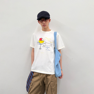 咆哮野兽 arch 美式 纯棉上衣国潮印花短袖 roaringwild T恤男款