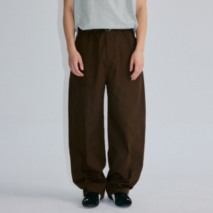 咆哮野兽 arch 棕色垂感弯刀裤 纯棉美式 男 roaringwild 休闲长裤