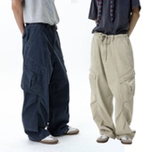 咆哮野兽 arch 水洗廓形宽松弯刀工装 裤 roaringwild 男休闲长裤