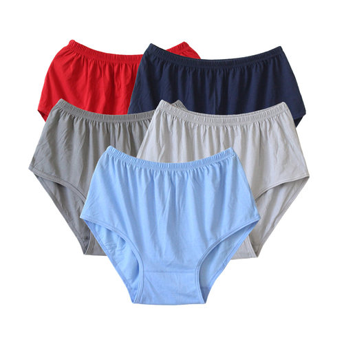 纯棉高腰内裤老年三角内裤