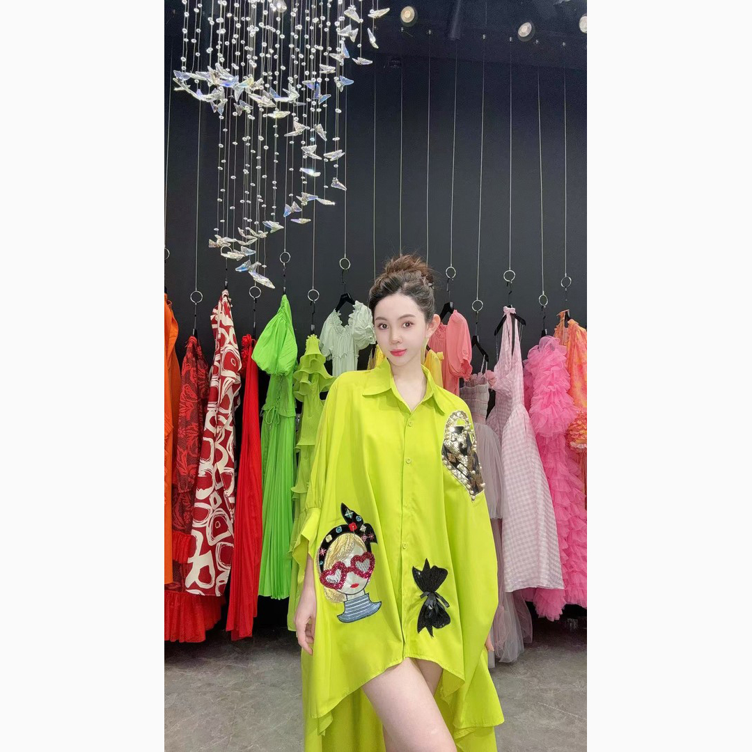 【美丽定制】【娃娃闪闪】设计师款衬衣