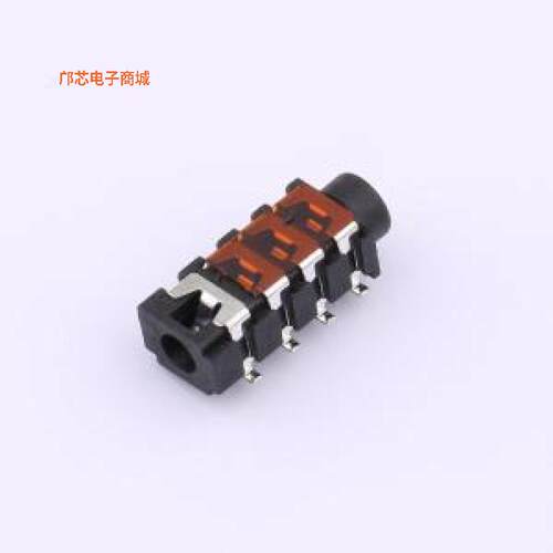 HC-PJ-313E8-B-SMT -[(全新SMD耳机座 PJ-313E 4节8脚贴片编带