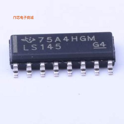 SN74LS145DR -[(全新原装SN74LS145 BCD 至十进制解码器/驱动器
