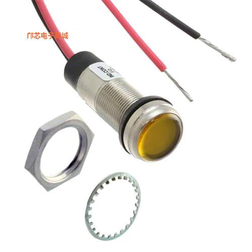6561305303F -[(LED PNL IND YELLOW CLEAR LEADS