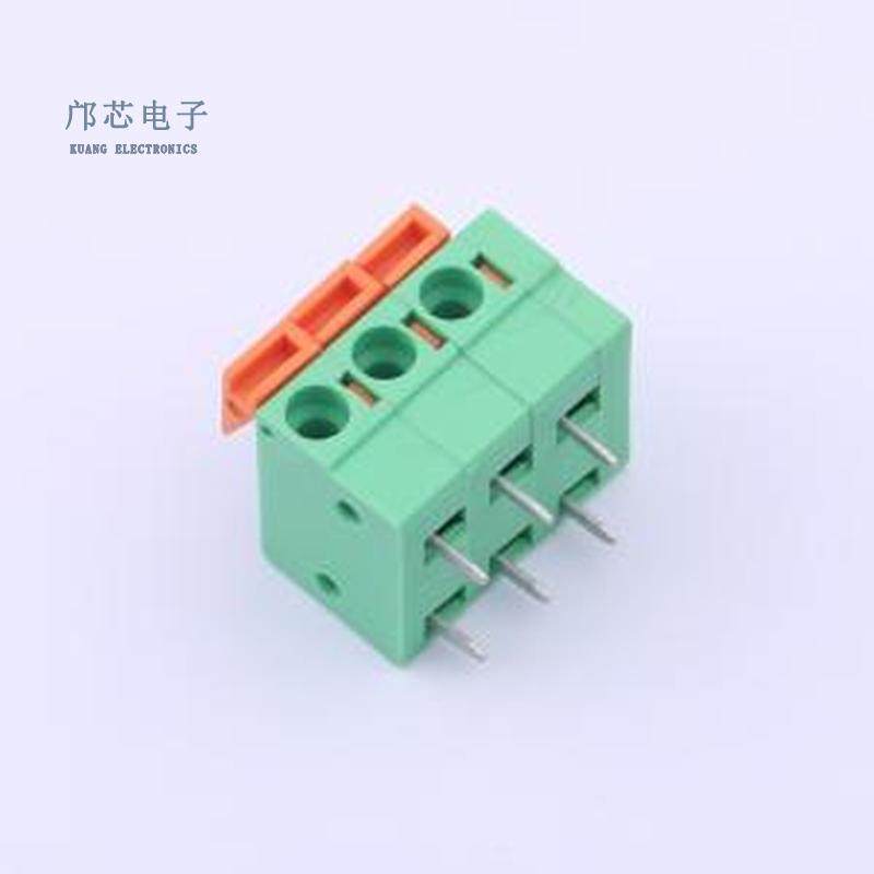 原装DB142R-5.08-3P-GN全新弯插,P=5.08