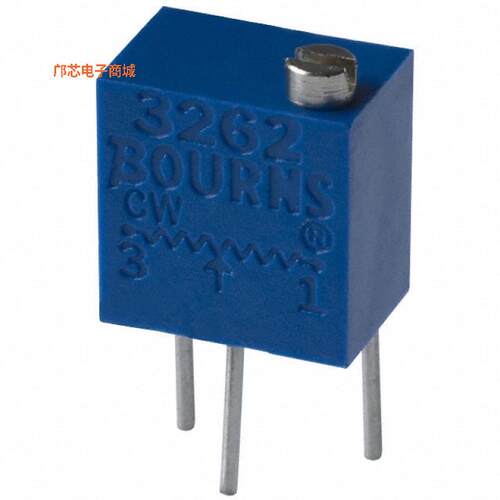 3262W-1-104 -[(TRIMMER 100KOHM 0.25W PC PIN TOP