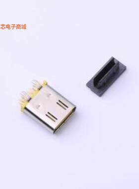 HC-TYPE-C-14P-VS10.0D-3A-F1.6-Y-02正品插件原装])