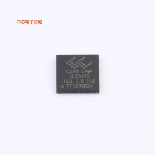 SL6341D -[(全新QFN-56-EP(6x6)USB3.0 4口HUB芯片