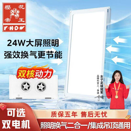樱花帝王集成吊顶换气照明二合一