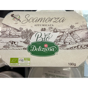 代购意大利进口 DELIZIOSA有机Scamorza烟熏芝士 190克