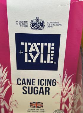 代购英国进口 TATE&LYLE糖霜 cane icing sugar 500克