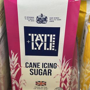 代购英国进口 TATE&LYLE糖霜 cane icing sugar 500克