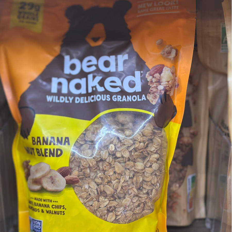 代购美国进口 BEAR NAKED香蕉果仁燕麦早餐 340克