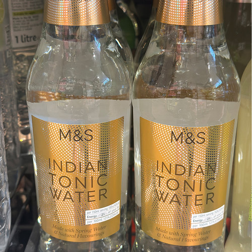 代购进口 M&S/英国玛莎印度汤力水 tonic water 500毫升*2瓶