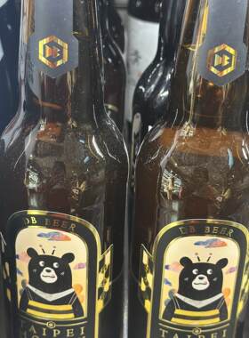台湾产 DB BREWERY台北蜂蜜淡啤酒 酒精浓度6% honey lager 六瓶