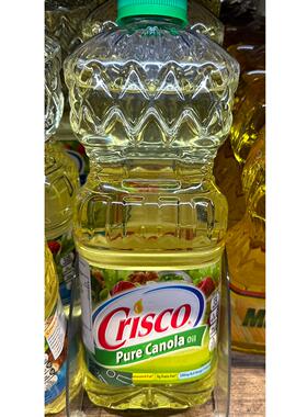 代购美国进口 CRISCO/劲高菜籽油/食用油 不含反式脂肪1.18L