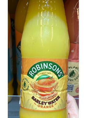 代购正品 美国进口 ROBINSONS/罗便臣浓缩薏米橙汁/薏仁橙汁 1升