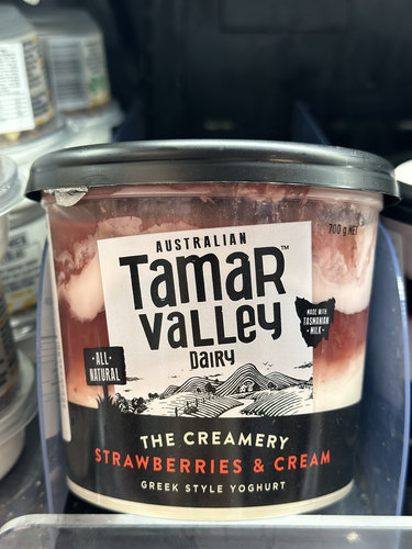 代购正品 澳大利亚进口 TAMAR VALLEY希腊乳酪/希腊式酸奶 草莓味