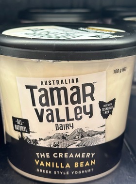 代购澳大利亚进口 TAMAR VALLEY希腊乳酪 云呢拿籽味/香草籽