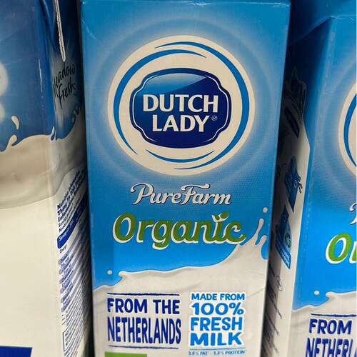 代购正品 荷兰制造 DUTCH LADY/子母有机纯牛奶 一升