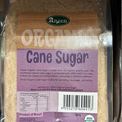 代购巴西制造 ANZEN100%有机蔗糖 Cane Sugar 400克