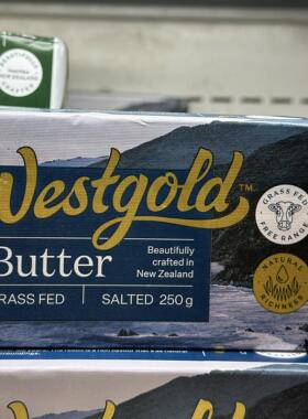 代购正品 新西兰进口 WESTGOLD有盐牛油 salted butter 250克
