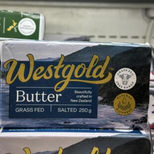 代购正品 新西兰进口 WESTGOLD有盐牛油 salted butter 250克