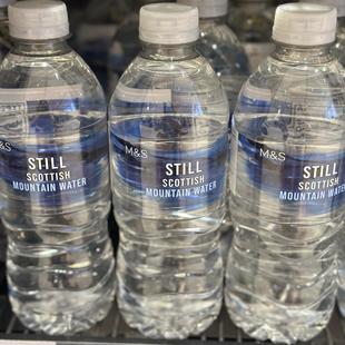 正品 饮用水500ML 英国进口 玛莎食品苏格兰天然山泉水 M&S 代购
