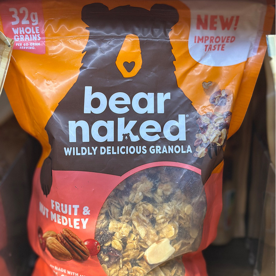 代购美国进口 BEAR NAKED水果及果仁燕麦早餐