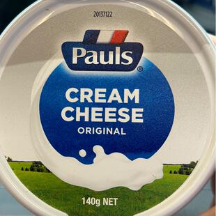 代购正品 澳大利亚进口 PAULS/保利忌廉芝士酱 CREAM CHEESE 140G